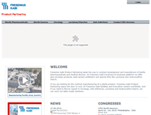 Tablet Screenshot of freseniuskabi-productpartnering.com